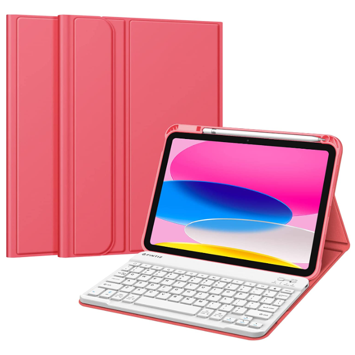 iPad A16 Chip 11-inch (2025), iPad 10th Gen (2022) Keyboard Case w/ Pencil Holder | Fintie