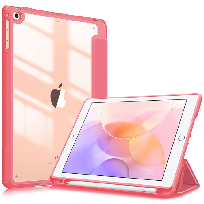 iPad 6th/5th Gen (2018/2017), iPad Air 2nd/1st Gen Hybrid Slim Clear Back Case | Fintie