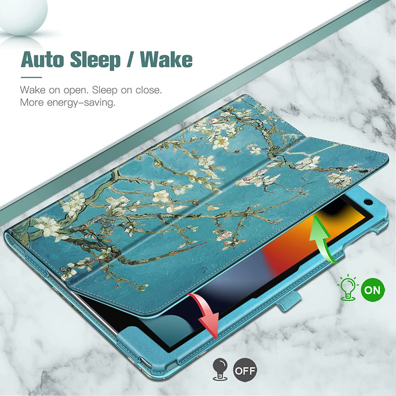 fintie ipad 9th gen case close to sleep
