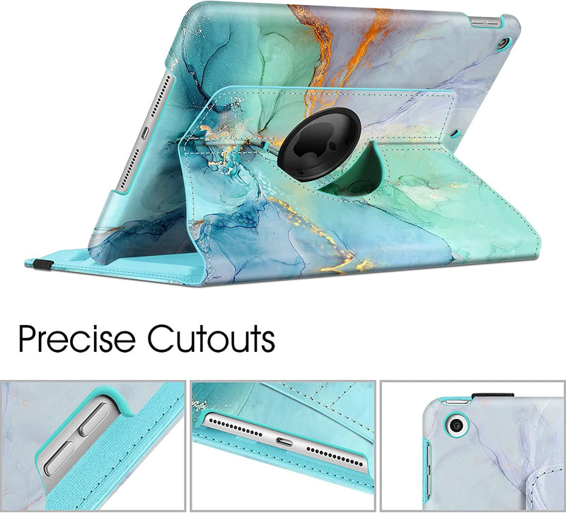 iPad 9th Gen, iPad 8th/7th Gen 360-Degree Rotating Case with Pencil Holder | Fintie