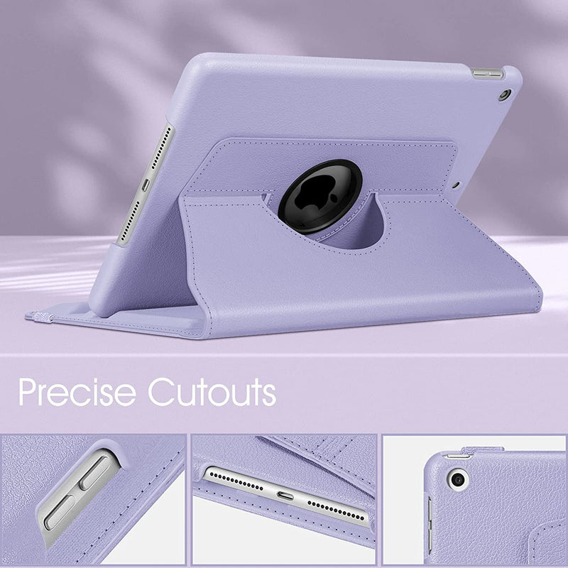 iPad 9th Gen, iPad 8th/7th Gen 360-Degree Rotating Case with Pencil Holder | Fintie