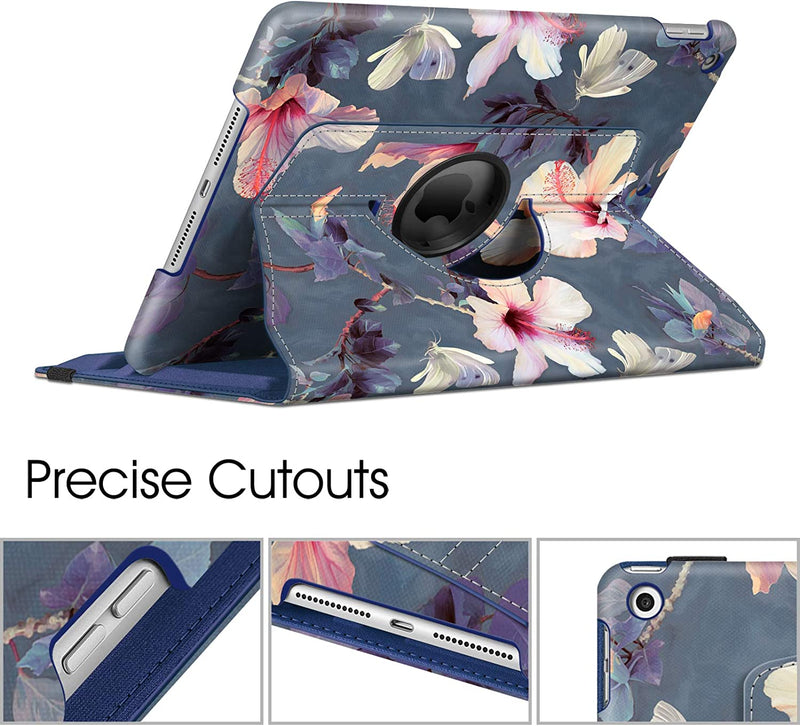 iPad 9th Gen, iPad 8th/7th Gen 360-Degree Rotating Case with Pencil Holder | Fintie