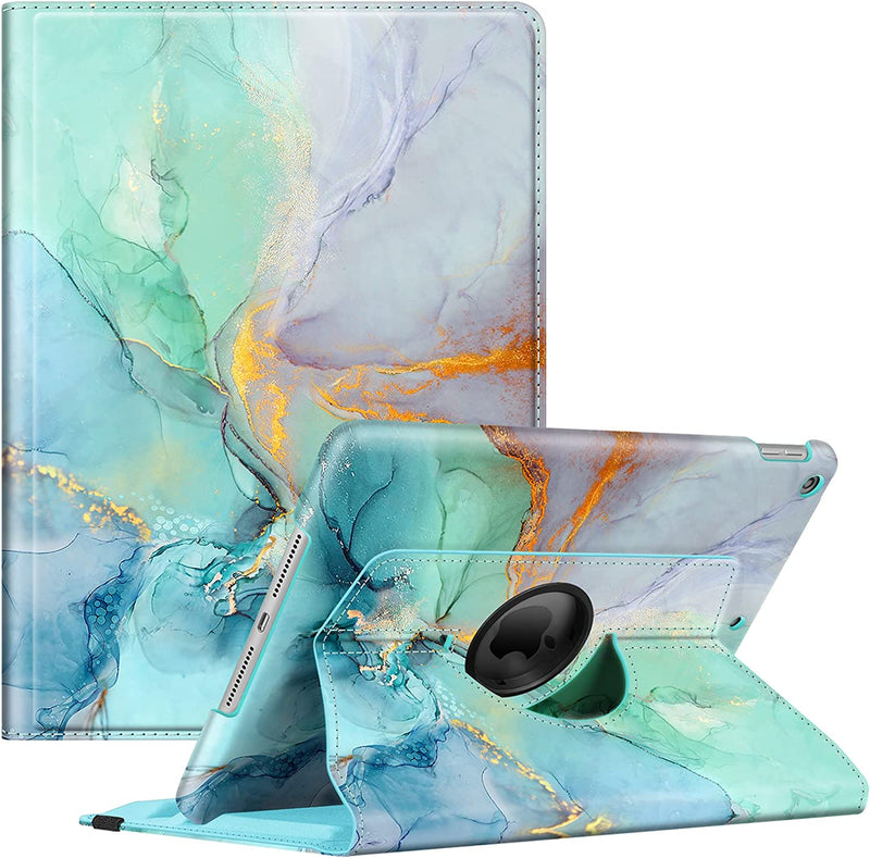 iPad 9th Gen, iPad 8th/7th Gen 360-Degree Rotating Case with Pencil Holder | Fintie