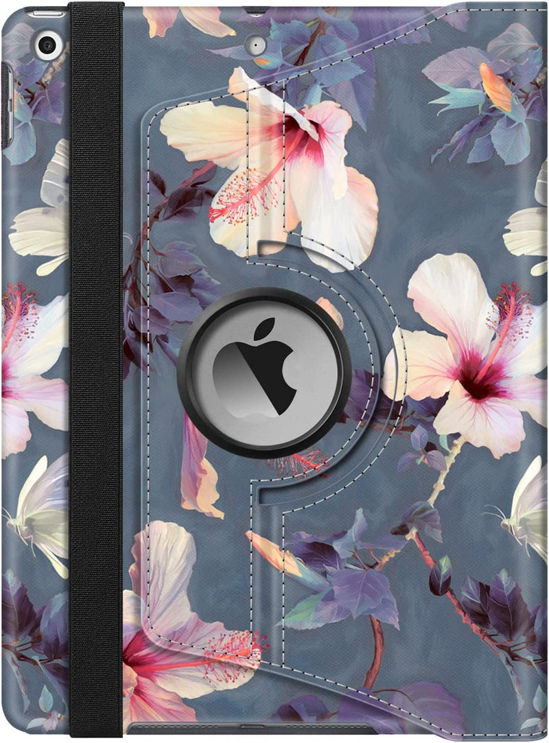iPad 9th Gen, iPad 8th/7th Gen 360-Degree Rotating Case with Pencil Holder | Fintie