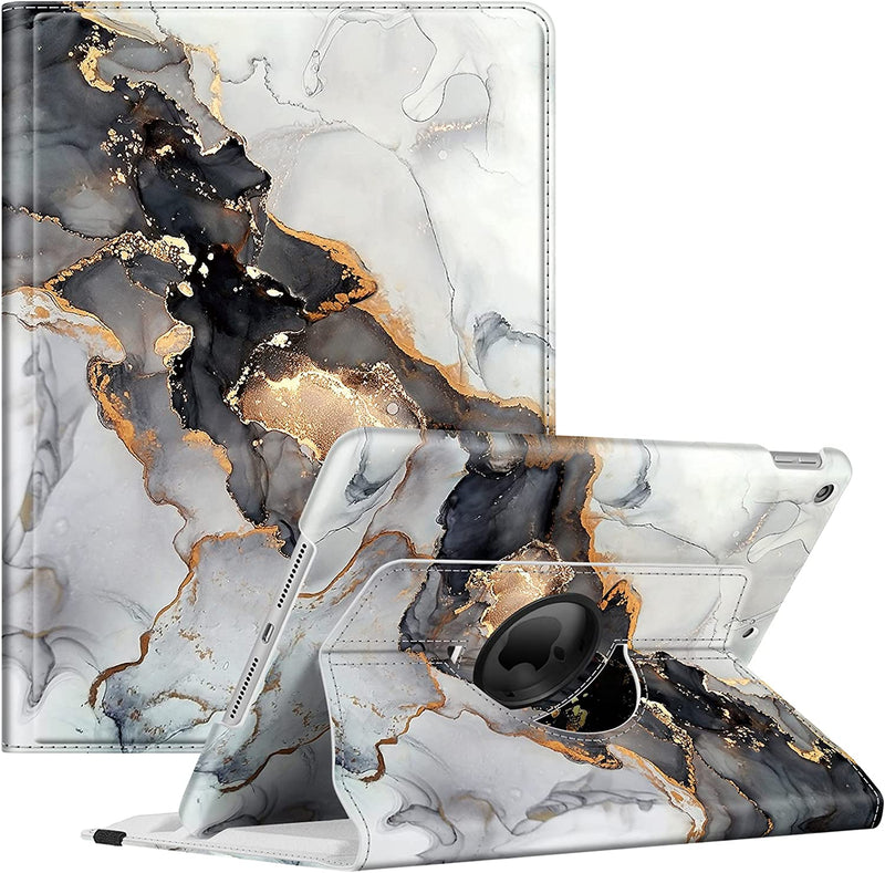 iPad 9th Gen, iPad 8th/7th Gen 360-Degree Rotating Case with Pencil Holder | Fintie