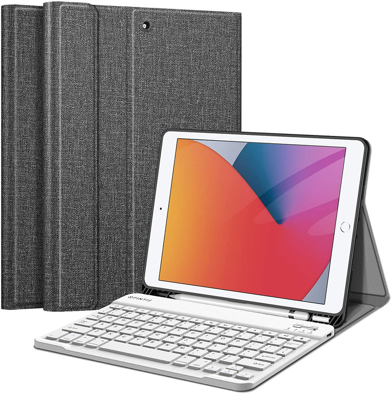 iPad 9th Gen (2021) / iPad 8th Gen / iPad 7th Gen 10.2-Inch Keyboard Case | Fintie
