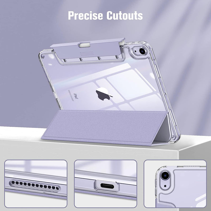 iPad Air 11 (M3 chip 2025, M2 chip 2024) / iPad Air 5th/4th Gen (10.9") Case with Retractable Pencil Holder | Fintie