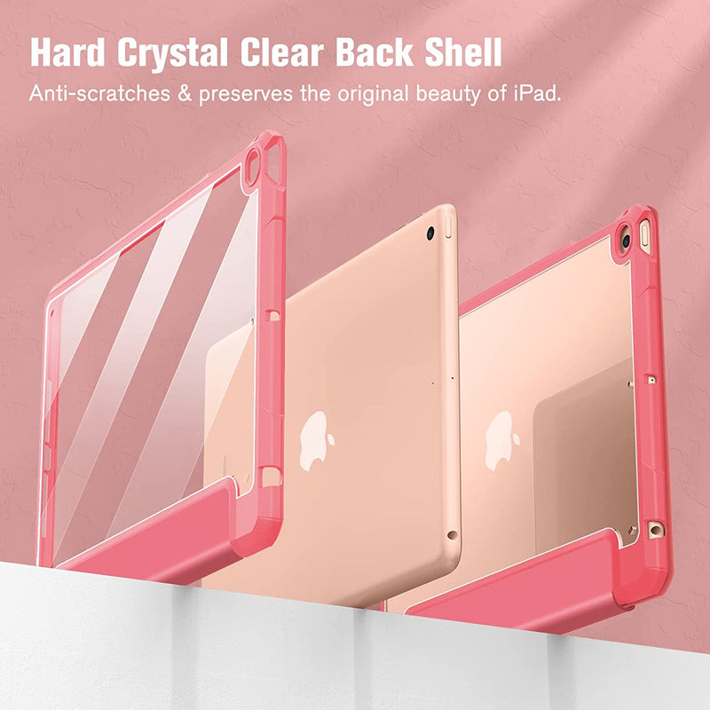iPad 6th/5th Gen (2018/2017), iPad Air 2nd/1st Gen Hybrid Slim Clear Back Case | Fintie