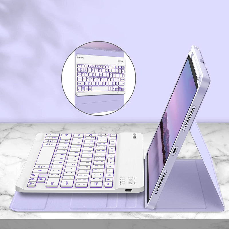 iPad Air 11" (M3 2025, M2 2024)/ iPad Air 5th/4th Gen 10.9" Backlight Keyboard Case | Fintie