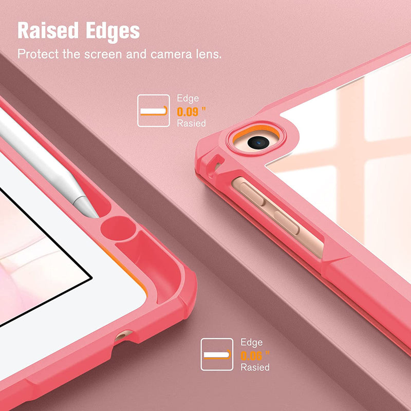 iPad 6th/5th Gen (2018/2017), iPad Air 2nd/1st Gen Hybrid Slim Clear Back Case | Fintie