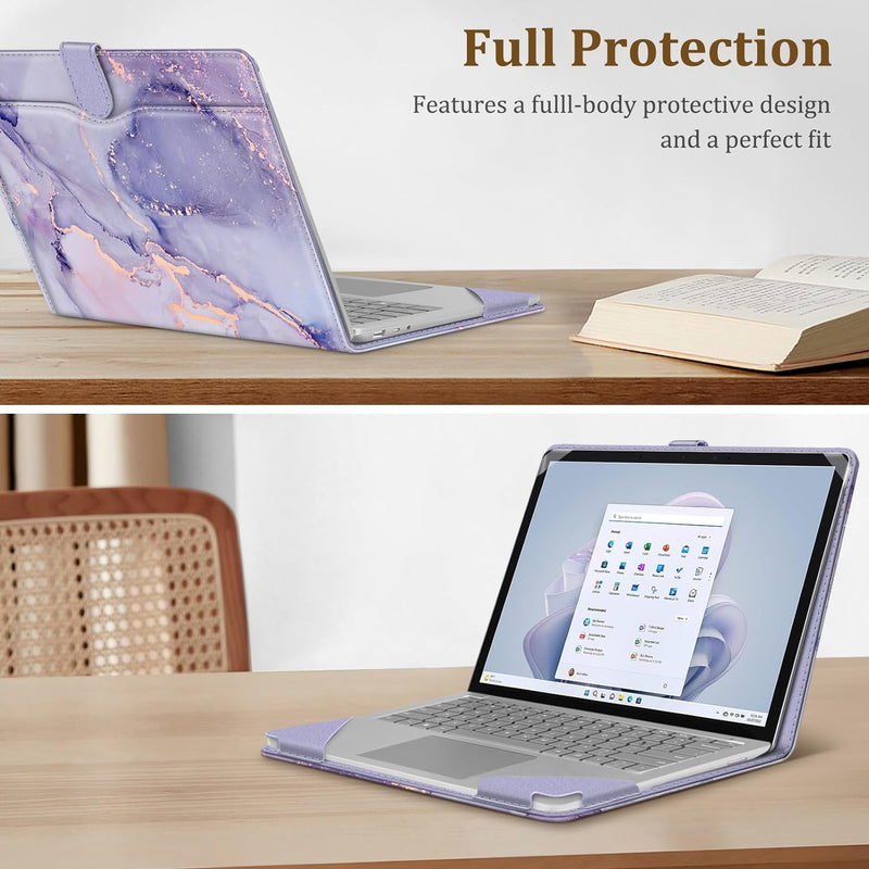 Surface Laptop 7 13.8", Surface Laptop 6/5/4/3 13.5" PU Leather Sleeve Case | Fintie