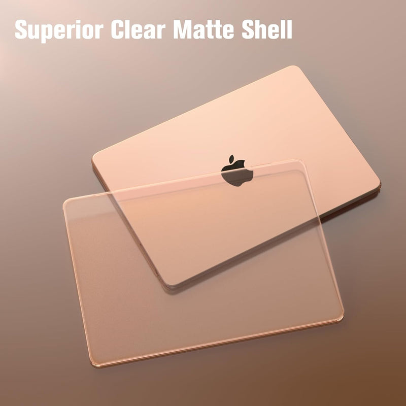 MacBook Air 13.6" M4/M3/M2 Chip (2025/2024/2022) Slim Matte Case | Fintie