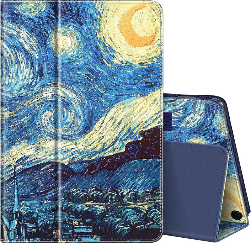 Fire HD 10 13th generation case in van gogh starry night
