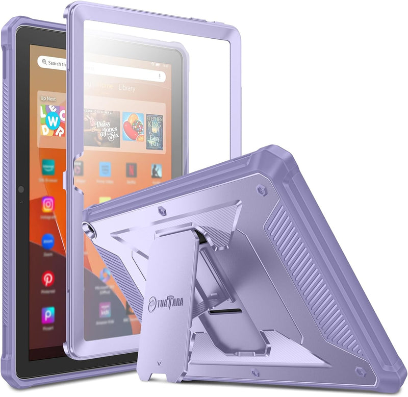 Fire HD 10 (13th Gen 2023) Shockproof Case Built-in Screen Protector | Fintie