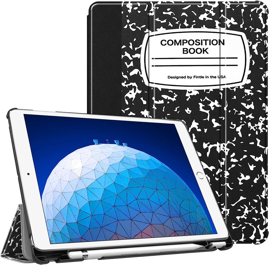 Fintie Custodia Per IPad Air 3 (10,5') E IPad Pro 10,5' – Girevole Con Porta Penna E Tasca (Nero)