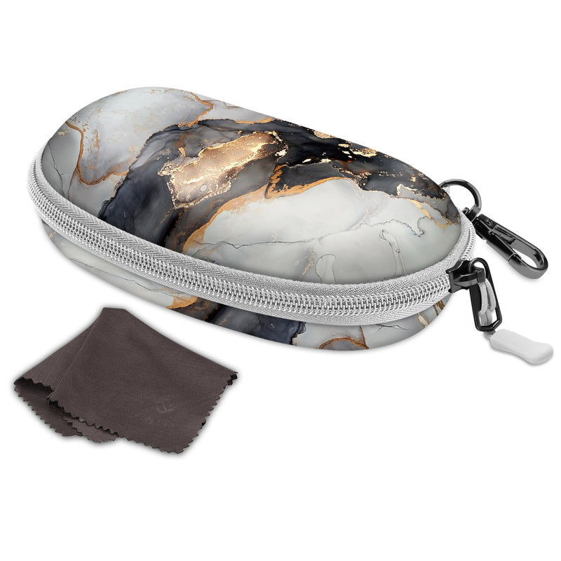 Zipper Eyeglasses Case with Carabiner | Fintie