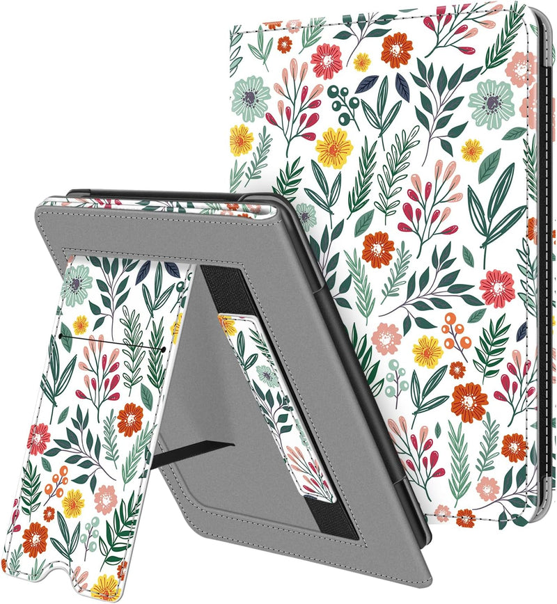 best kindle paperwhite case with stand and hand strap