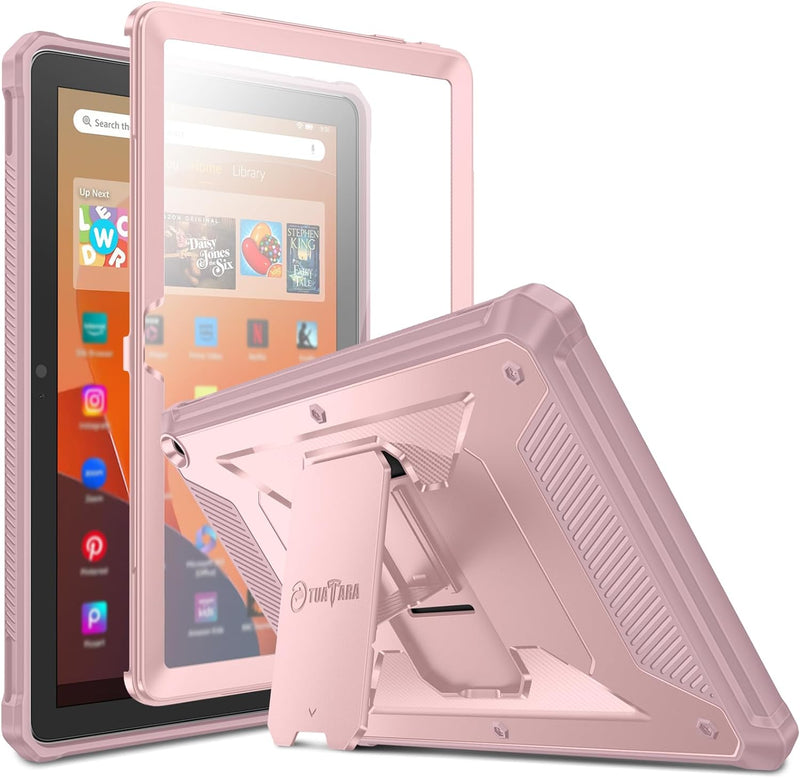 Fire HD 10 (13th Gen 2023) Shockproof Case Built-in Screen Protector | Fintie