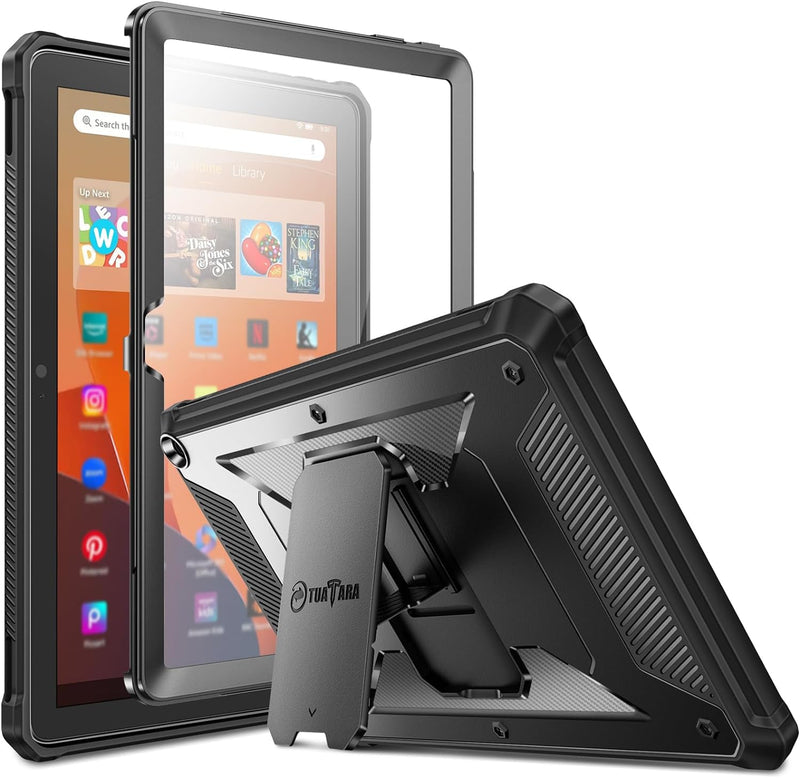 Fire HD 10 (13th Gen 2023) Shockproof Case Built-in Screen Protector | Fintie