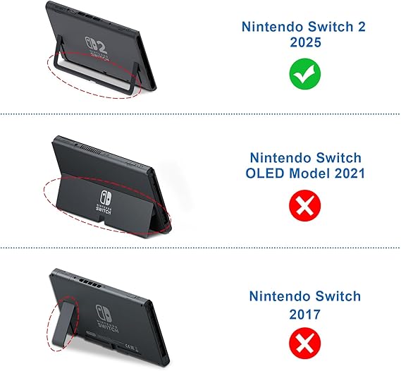 Ultralight Case Compatible with Nintendo Switch 2 (2025) with 2 Game Card Slots | Fintie