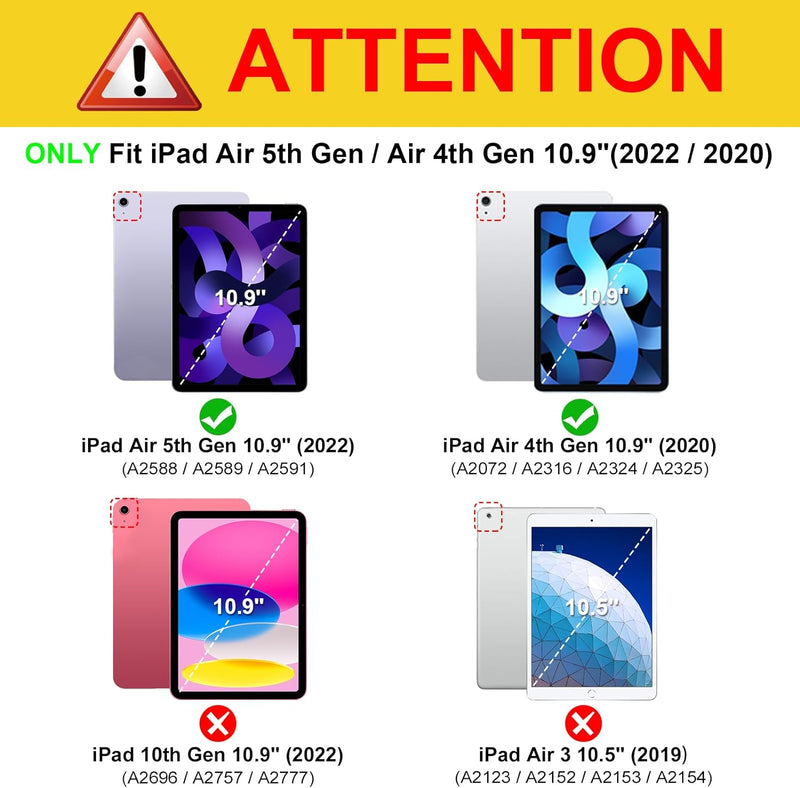 iPad Air 5 (2022) / iPad Air 4 Slim Case with Pencil Holder | Fintie
