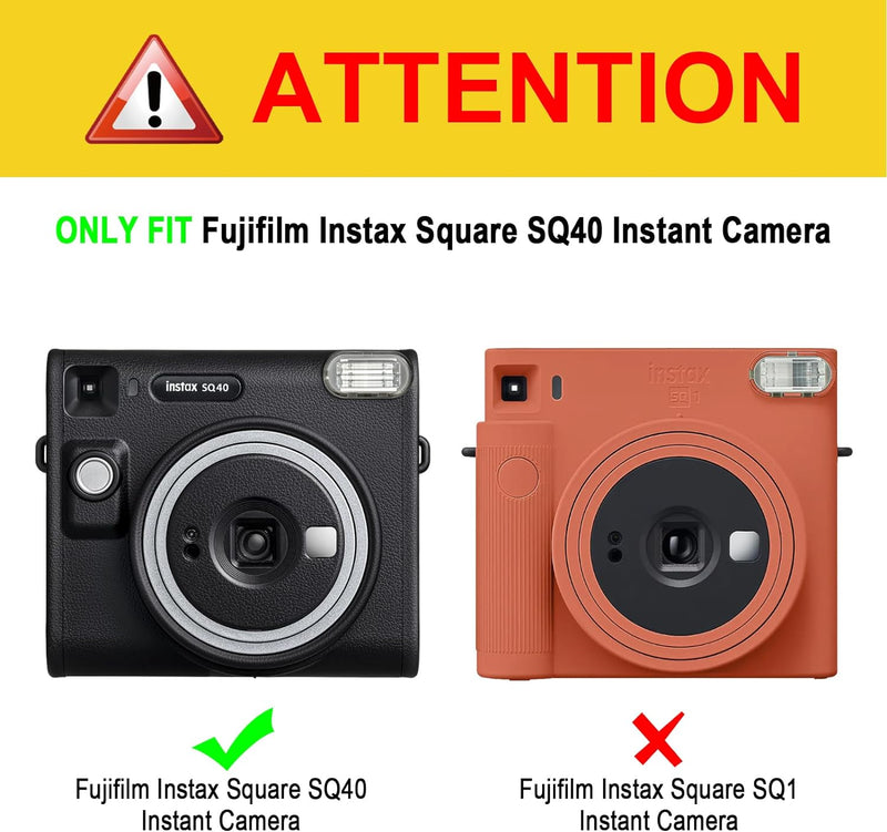 Fujifilm Instax Square SQ40 Instant Camera Hard PVC Case | Fintie