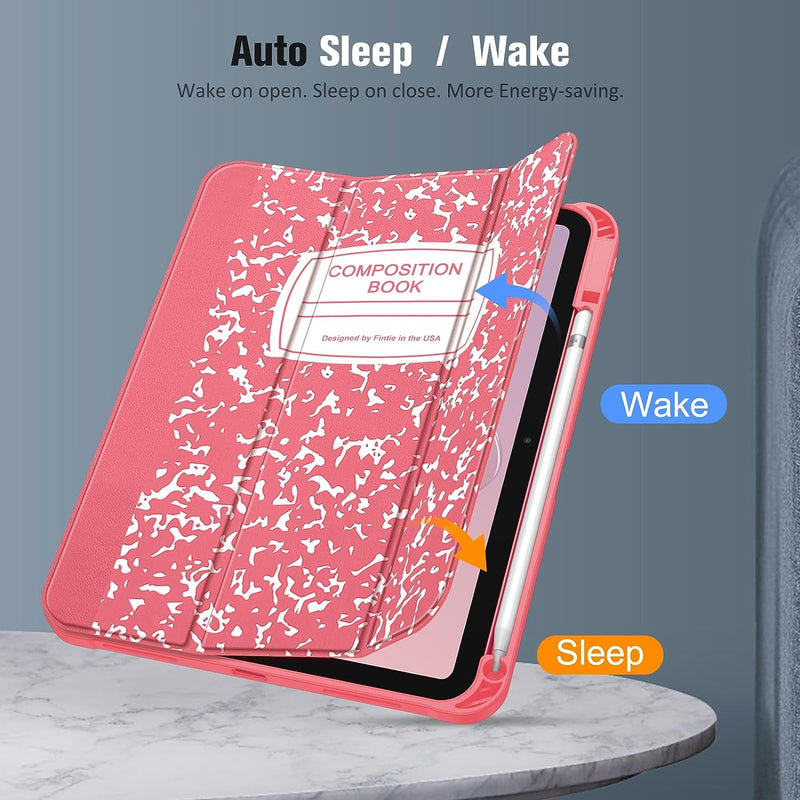 iPad 11-Inch A16 Chip (2025)/iPad 10th Generation 10.9-Inch SlimShell Case w/Soft TPU Stand Back & Pencil Holder | Fintie