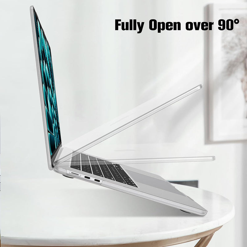 MacBook Air 15 Inch M4/M3/M2 Chip (A3241/A3114/A2941) Protective Snap-On Hard Shell Case | Fintie