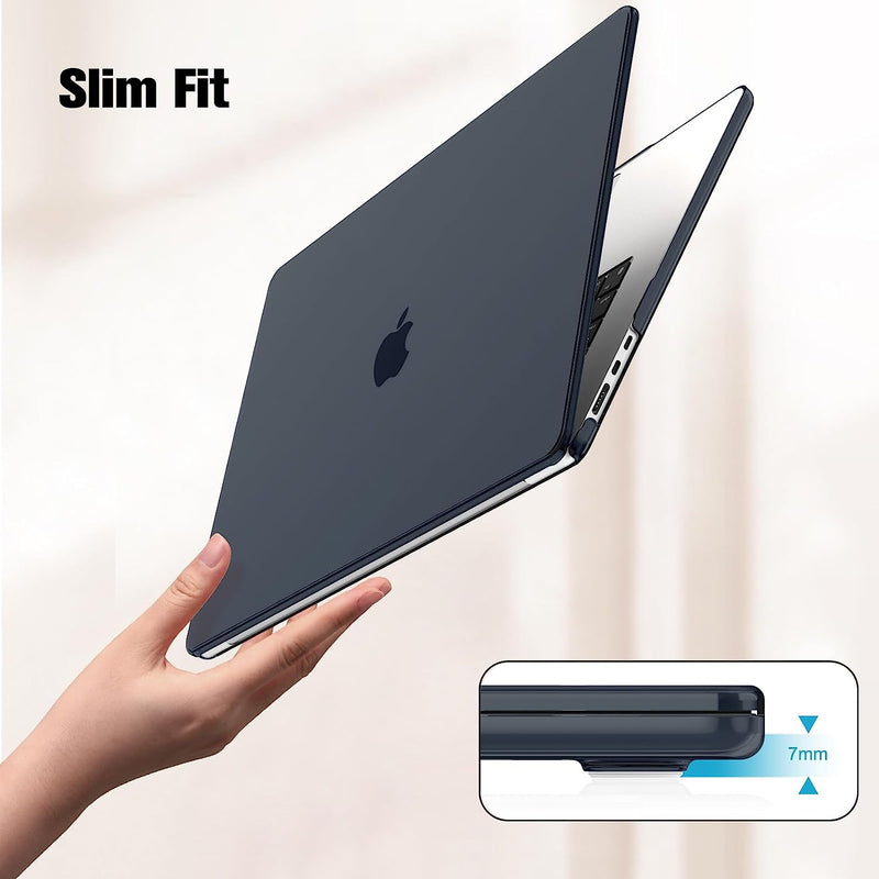 MacBook Air 15 Inch M4/M3/M2 Chip (A3241/A3114/A2941) Protective Snap-On Hard Shell Case | Fintie