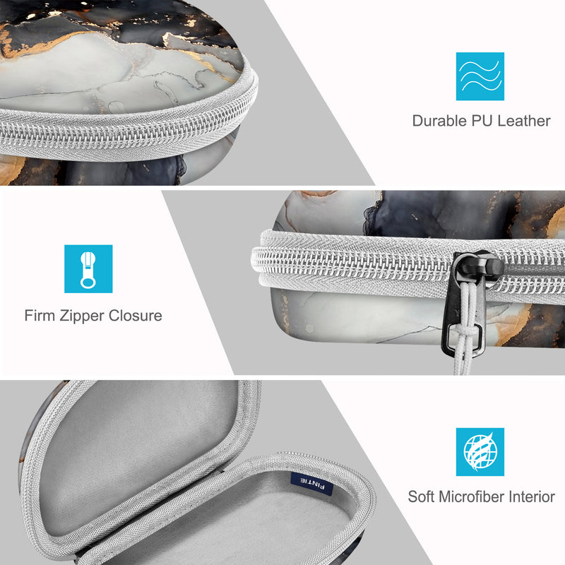 Zipper Eyeglasses Case with Carabiner | Fintie