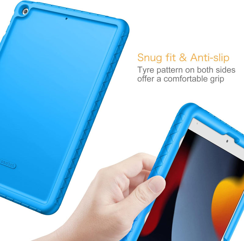 iPad 9th Gen (2021) / iPad 8th Gen / iPad 7th Gen 10.2" Thicken Silicone Back Case | Fintie
