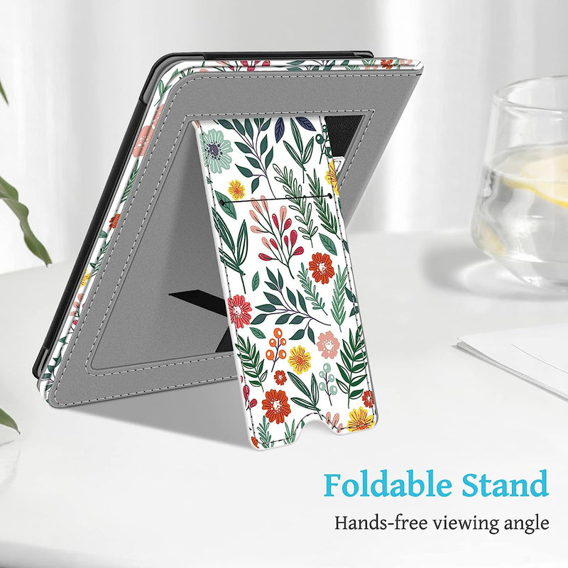 Kindle Paperwhite (11th Gen 2021) Sleeve Case with Foldable Stand and Hand Strap | Fintie