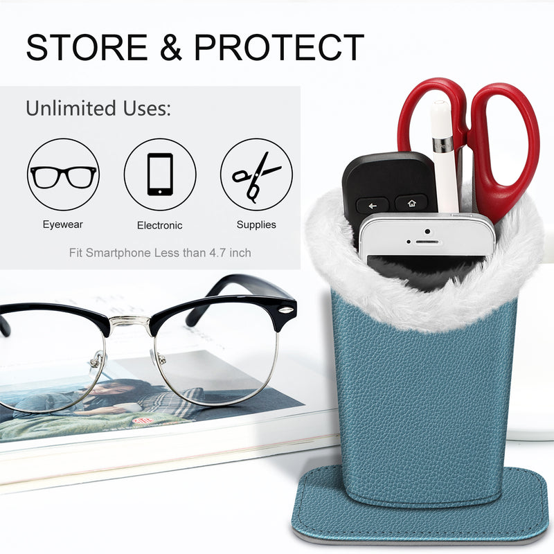 Fintie Plush Lined Eyeglasses Holder with Magnetic Base