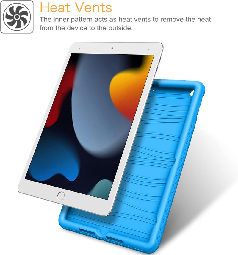 iPad 9th Gen (2021) / iPad 8th Gen / iPad 7th Gen 10.2" Thicken Silicone Back Case | Fintie