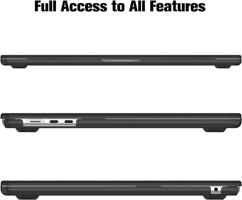 MacBook Air 15 Inch M4/M3/M2 Chip (A3241/A3114/A2941) Protective Snap-On Hard Shell Case | Fintie