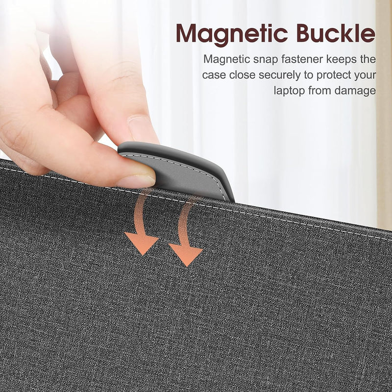 MacBook Air 15 Inch with M4/M3/M2 Chip (Model A3241/A3114/A2941) Sleeve Case Folio Book Cover | Fintie