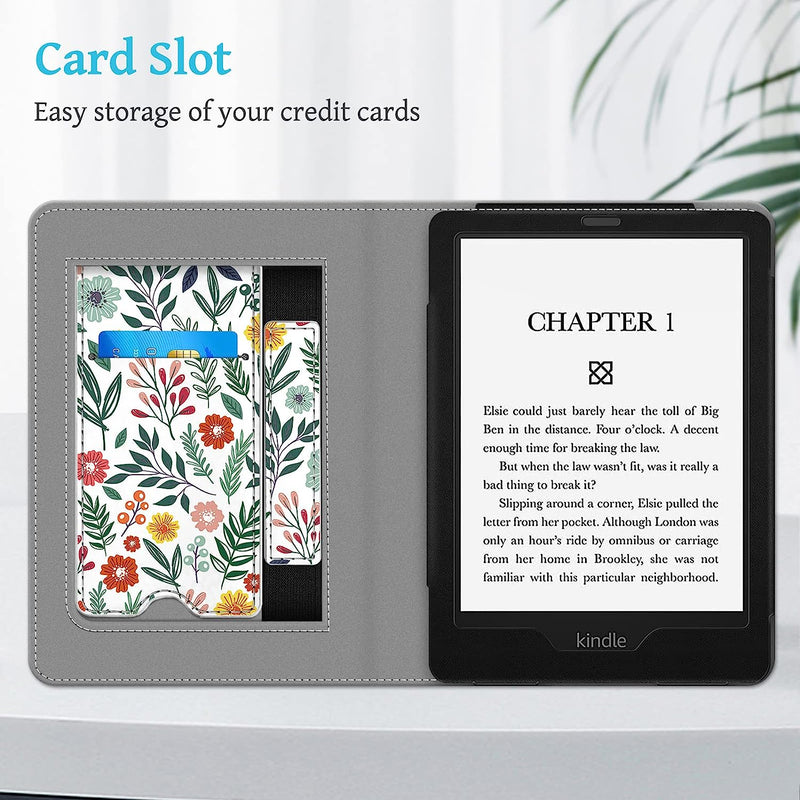 Kindle Paperwhite (11th Gen 2021) Sleeve Case with Foldable Stand and Hand Strap | Fintie