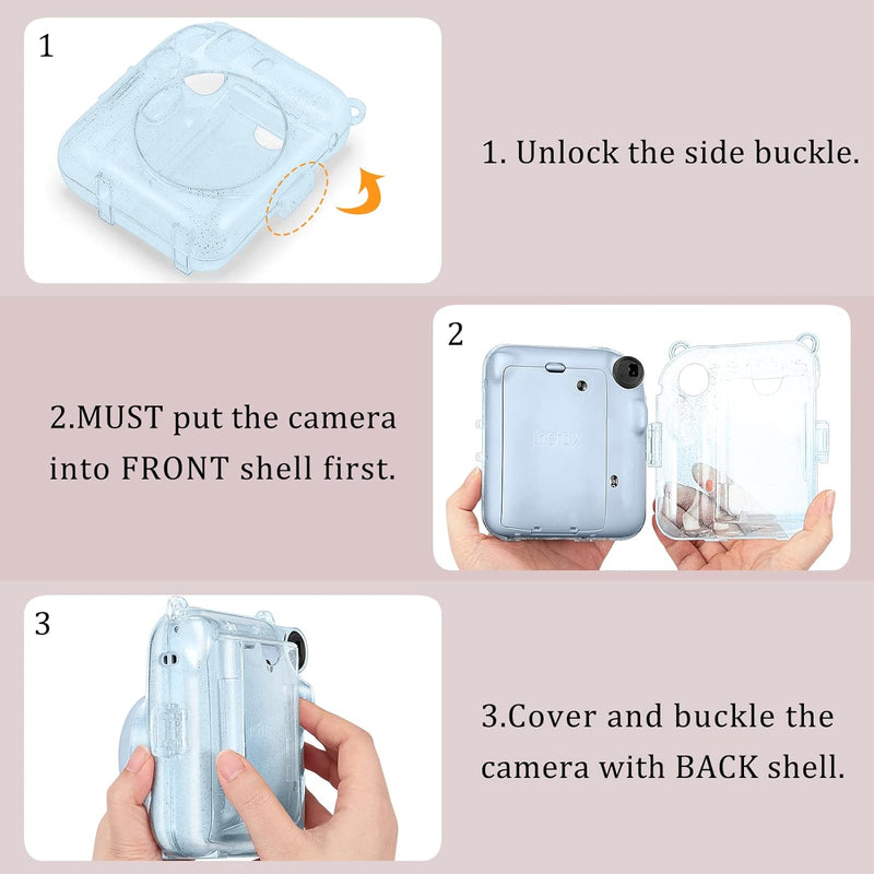 Fujifilm Instax Mini 12 Clear Case | Fintie