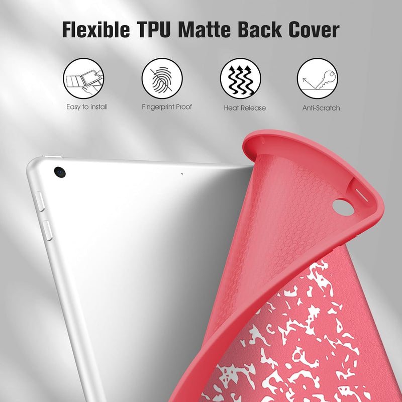 iPad 9 (2021) / iPad 8 / iPad 7 Soft TPU Stand Back Case | Fintie