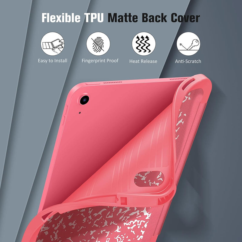 iPad 11-Inch A16 Chip (2025)/iPad 10th Generation 10.9-Inch SlimShell Case w/Soft TPU Stand Back & Pencil Holder | Fintie