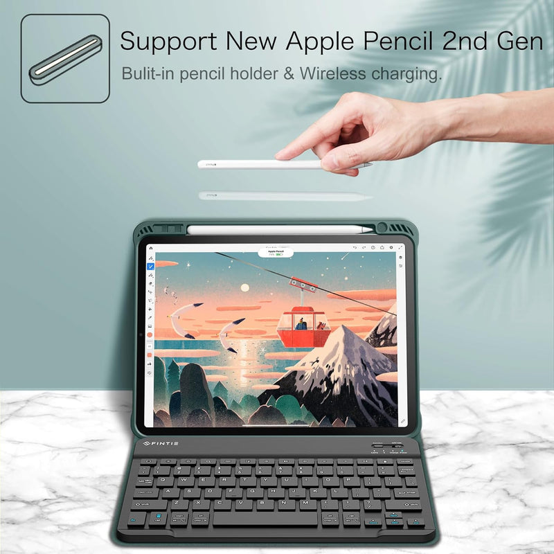 iPad Pro 11 Inch 4th/3rd/2nd/1st Gen (2022/2021/2020/2018) Keyboard Case | Fintie