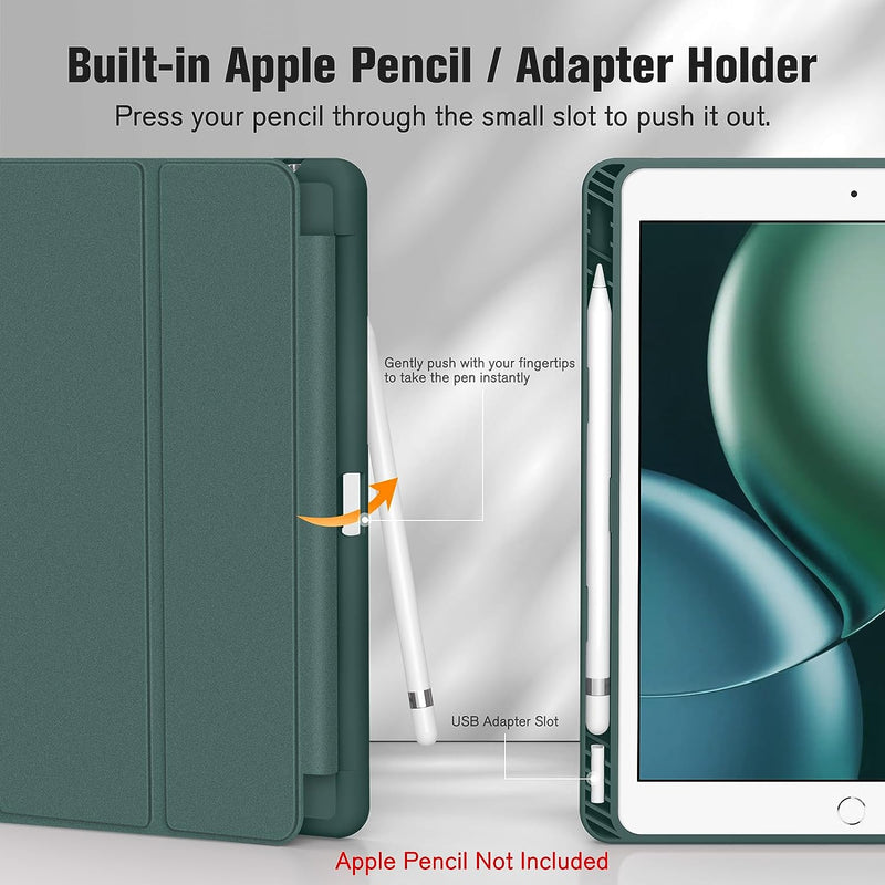 iPad 9th Gen (2021) / iPad 8th Gen/ iPad 7th Gen Soft TPU Stand Back Case | Fintie