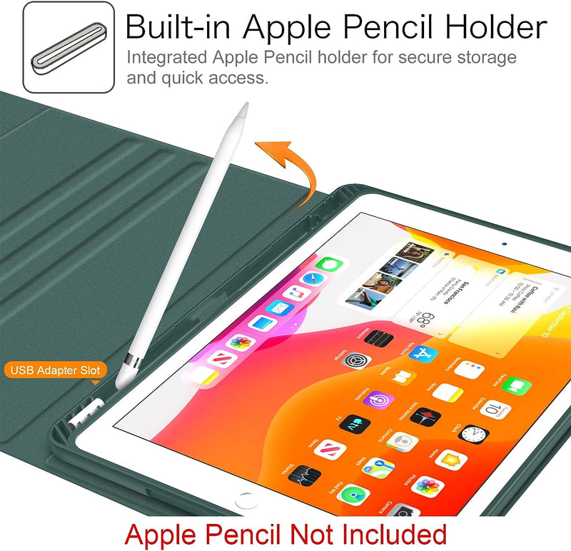 iPad 9th Gen (2021) / iPad 8th Gen / iPad 7th Gen 10.2-Inch Keyboard Case | Fintie