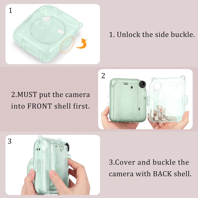 Fujifilm Instax Mini 12 Clear Case | Fintie