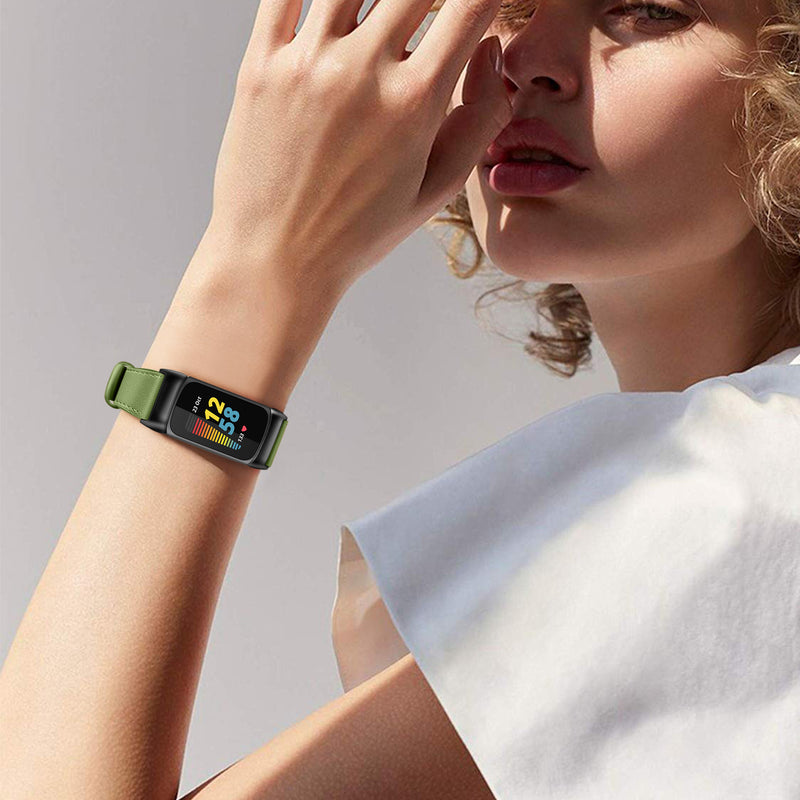 Fitbit Charge 5 Genuine Leather Band | Fintie