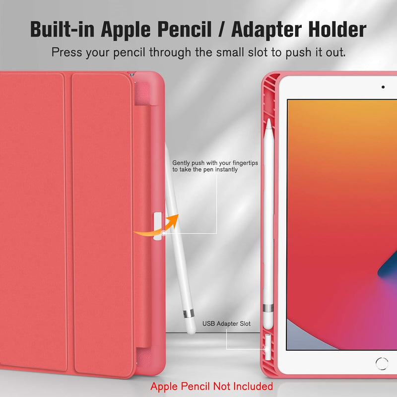 iPad 9th Gen (2021) / iPad 8th Gen/ iPad 7th Gen Soft TPU Stand Back Case | Fintie
