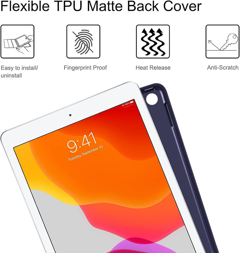 iPad 9th Gen (2021) / iPad 8th Gen / iPad 7th Gen 10.2-Inch Keyboard Case | Fintie