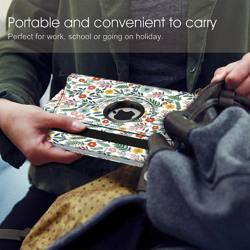 iPad 9th Gen, iPad 8th/7th Gen 360-Degree Rotating Case with Pencil Holder | Fintie