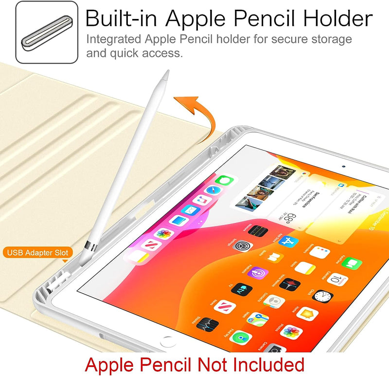 iPad 9th Gen (2021) / iPad 8th Gen / iPad 7th Gen 10.2-Inch Keyboard Case | Fintie