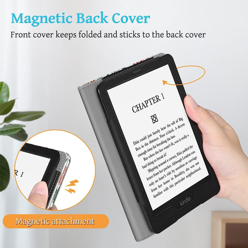 Kindle Paperwhite (11th Gen 2021) Sleeve Case with Foldable Stand and Hand Strap | Fintie